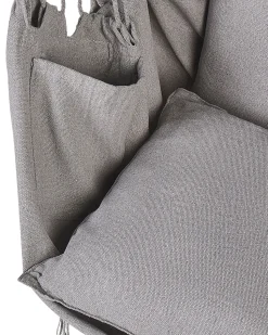 Cadeira Suspensa Em Algodao Cinzento Claro Bonea