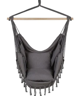 Cadeira Suspensa Em Algodao Cinzento Bonea