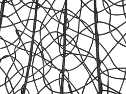 Cadeira Suspensa Em Rattan Preto Atri Ii