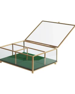 Caixa De Joias Dourada Saintes