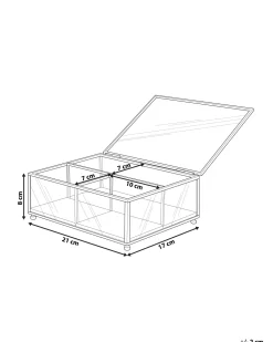 Caixa De Joias Dourada Saintes