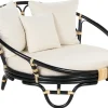 Cama De Jardim Em Rattan Preto Rossano
