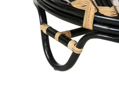 Cama De Jardim Em Rattan Preto Rossano