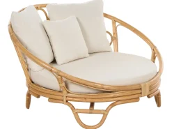 Cama De Jardim Em Rattan Natural Rossano