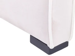 Cama De Solteiro Em Veludo Rosa 90 X 200 Cm Teenie