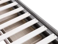 Cama Dupla Com Arrumação Em Madeira Cinzenta 90/180 X 200 Cm Cahors