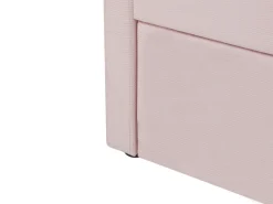 Cama Dupla Em Bombazine Rosa Salmao 90 X 200 Cm Mimizan