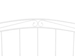 Cama Dupla Em Metal Branco 80/160 X 200 Cm Tulle