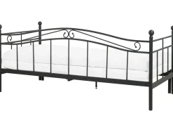 Cama Dupla Em Metal Preto 80/160 X 200 Cm Tulle