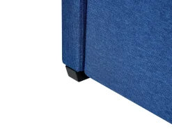 Cama Dupla Em Tecido Azul Marinho 90 X 200 Cm Marmande