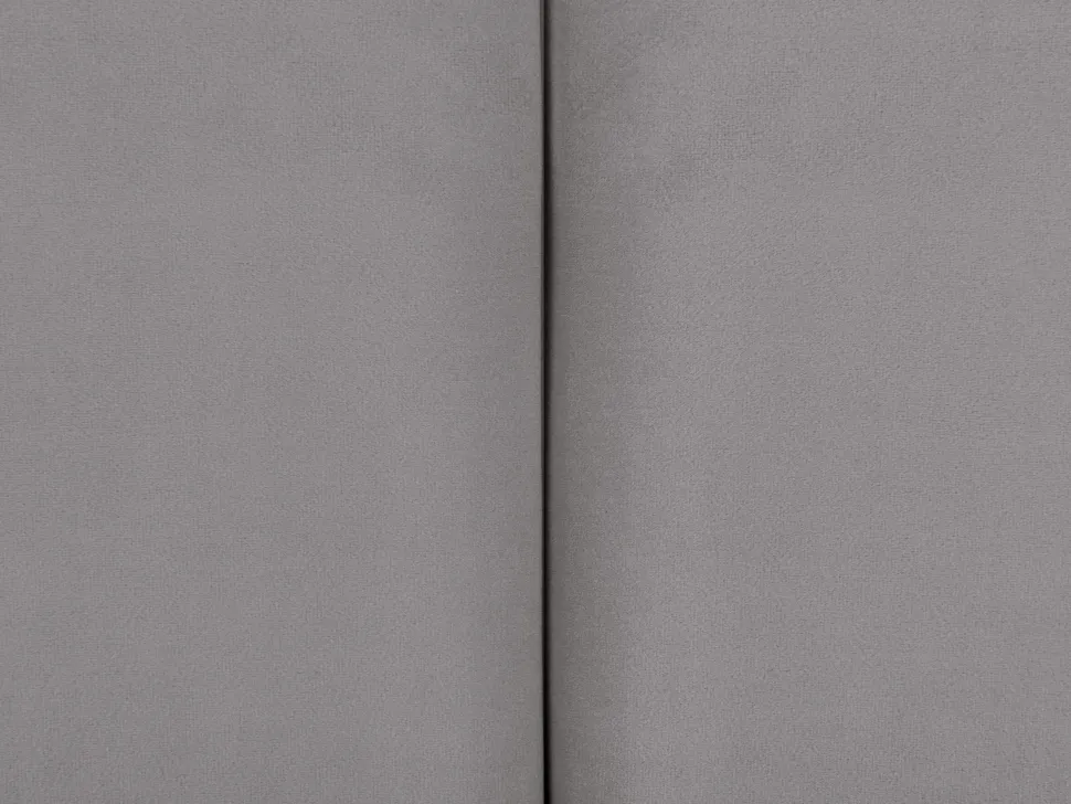 Cama Dupla Em Veludo Cinzento 90 X 200 Cm Eyburie