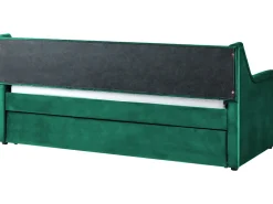 Cama Dupla Em Veludo Verde Esmeralda 90 X 200 Cm Montargis