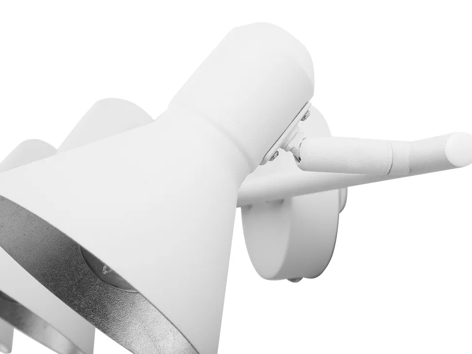 Candeeiro 3 Luzes De Parede Ou Teto Em Metal Branco E Prateado Mersey Ill