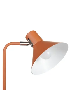 Candeeiro Chao Em Metal Laranja 154 Cm Rimava