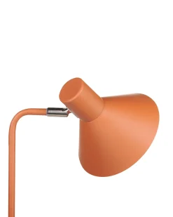 Candeeiro Chao Em Metal Laranja 154 Cm Rimava