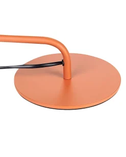 Candeeiro Chao Em Metal Laranja 154 Cm Rimava