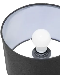 Candeeiro De Mesa 35 Cm Preto Maroni