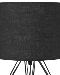 Candeeiro De Mesa 35 Cm Preto Maroni