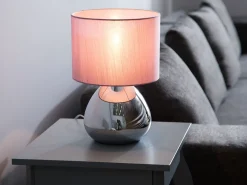 Candeeiro De Mesa 33 Cm Violeta Ronava