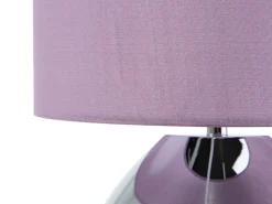 Candeeiro De Mesa 33 Cm Violeta Ronava