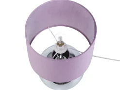 Candeeiro De Mesa 33 Cm Violeta Ronava