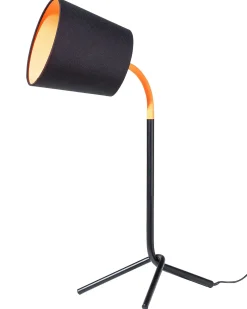 Candeeiro De Mesa Ajustavel Preto 42 Cm Mooki