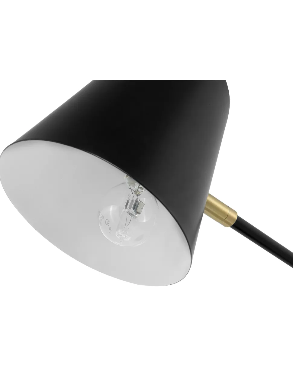 Candeeiro De Mesa Articulado Preto Horton