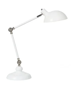 Candeeiro De Mesa Articulado Branco 80 Cm Meramec