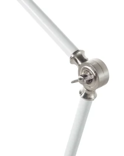 Candeeiro De Mesa Articulado Branco 80 Cm Meramec