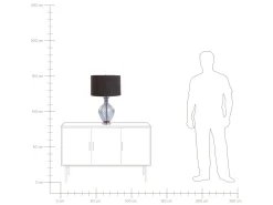 Candeeiro De Mesa Azul Kelani