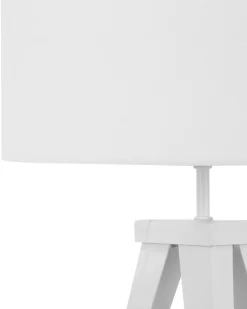 Candeeiro De Mesa Branco Stiletto