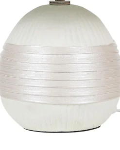 Candeeiro De Mesa Branco Creme Sado