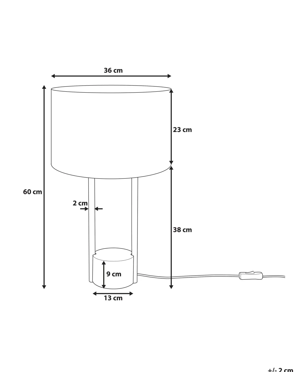 Candeeiro De Mesa Branco Remus
