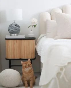 Candeeiro De Mesa Branco Uele