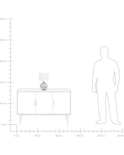 Candeeiro De Mesa Branco Uele