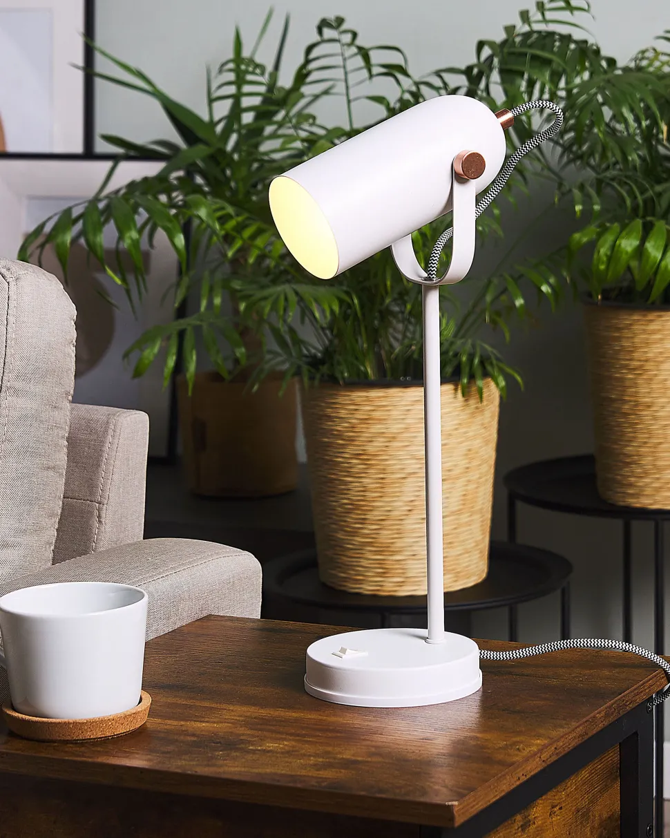 Candeeiro De Mesa Branco Tyria