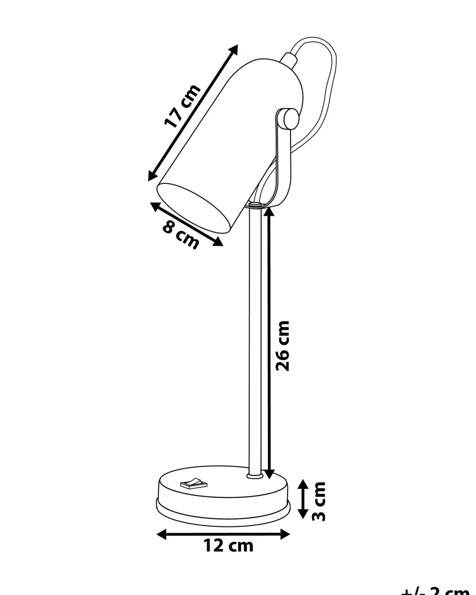 Candeeiro De Mesa Branco Tyria