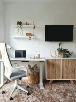 Candeeiro De Mesa Branco Tyria