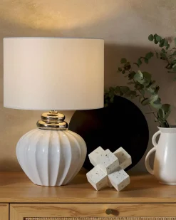 Candeeiro De Mesa Branco Neris