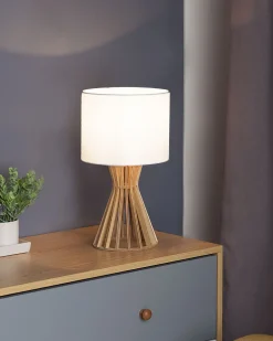 Candeeiro De Mesa Branco Carrion