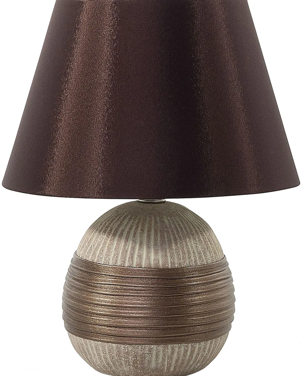 Candeeiro De Mesa Castanho Sado