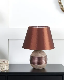 Candeeiro De Mesa Castanho Sado