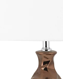 Candeeiro De Mesa Castanho Dourado Tori