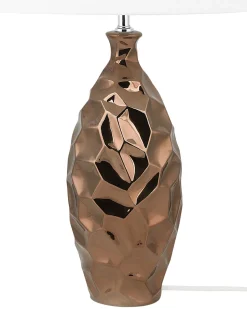 Candeeiro De Mesa Castanho Dourado Tori