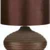 Candeeiro De Mesa Castanho Lima