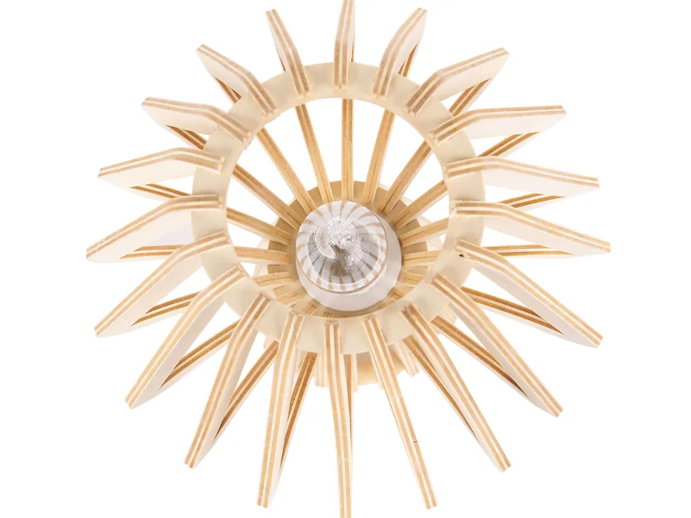 Candeeiro De Mesa Castanho Claro 28 Cm Clyde