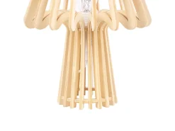 Candeeiro De Mesa Castanho Claro 28 Cm Clyde