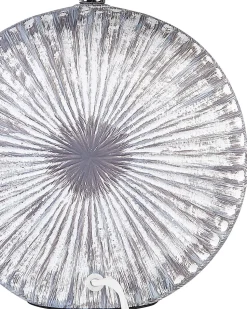 Candeeiro De Mesa Cinzento Com Abajur Em Forma De Tambor Yuna