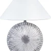 Candeeiro De Mesa Cinzento Com Abajur Em Forma De Cone Yuna