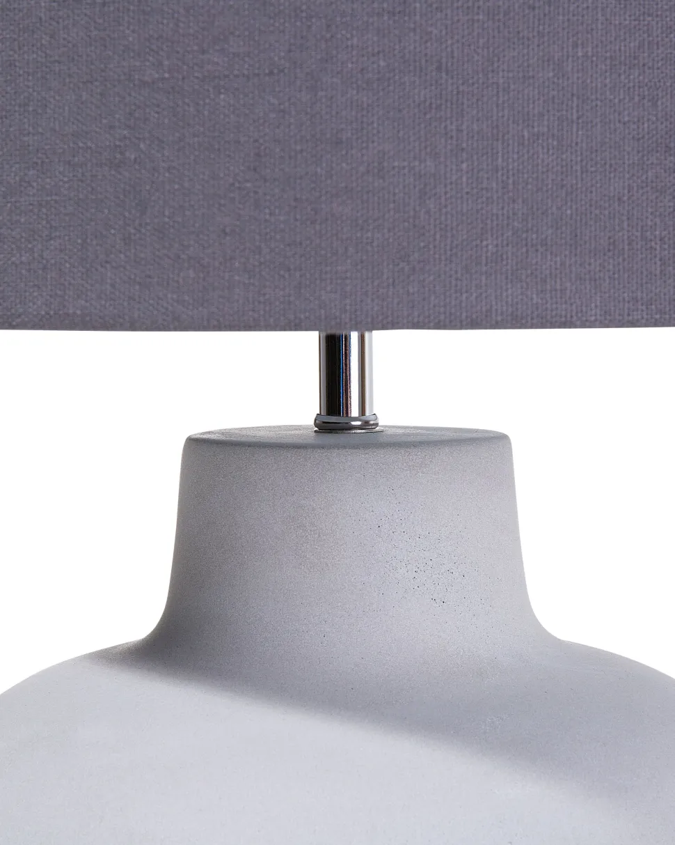 Candeeiro De Mesa Cinzento Bhima